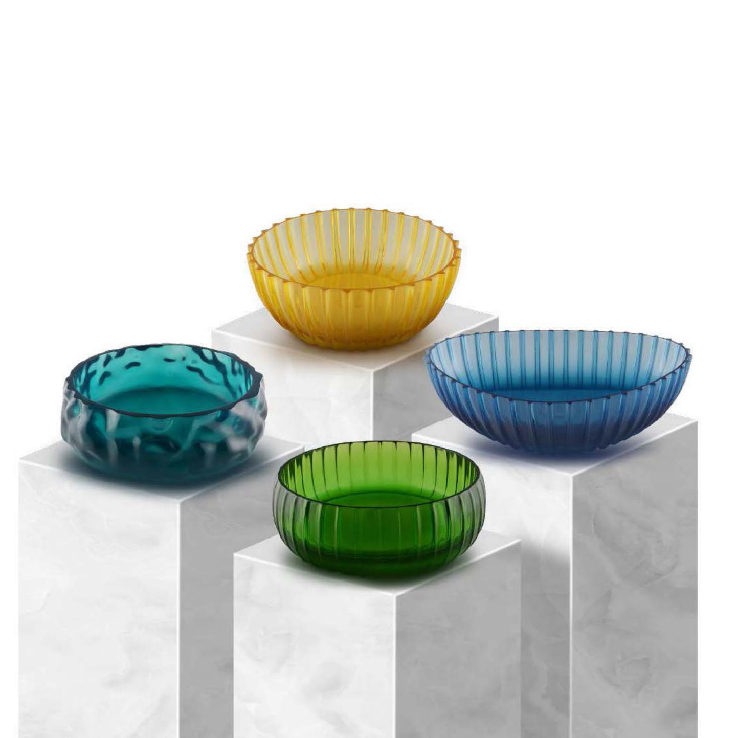 Crystal resin basin